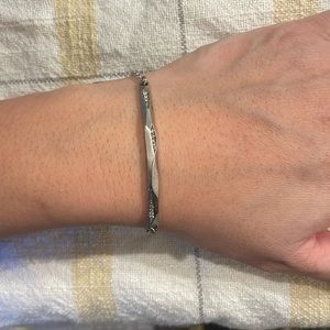 Silver Kendra Scott pull bracelet